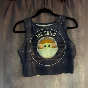 EXCLUSIVE Blackmilk Grogu Crop Top